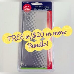 FREE w/$20 or more bundle. e-CIRCUIT Clear Phone Case for iPhone XS Max
